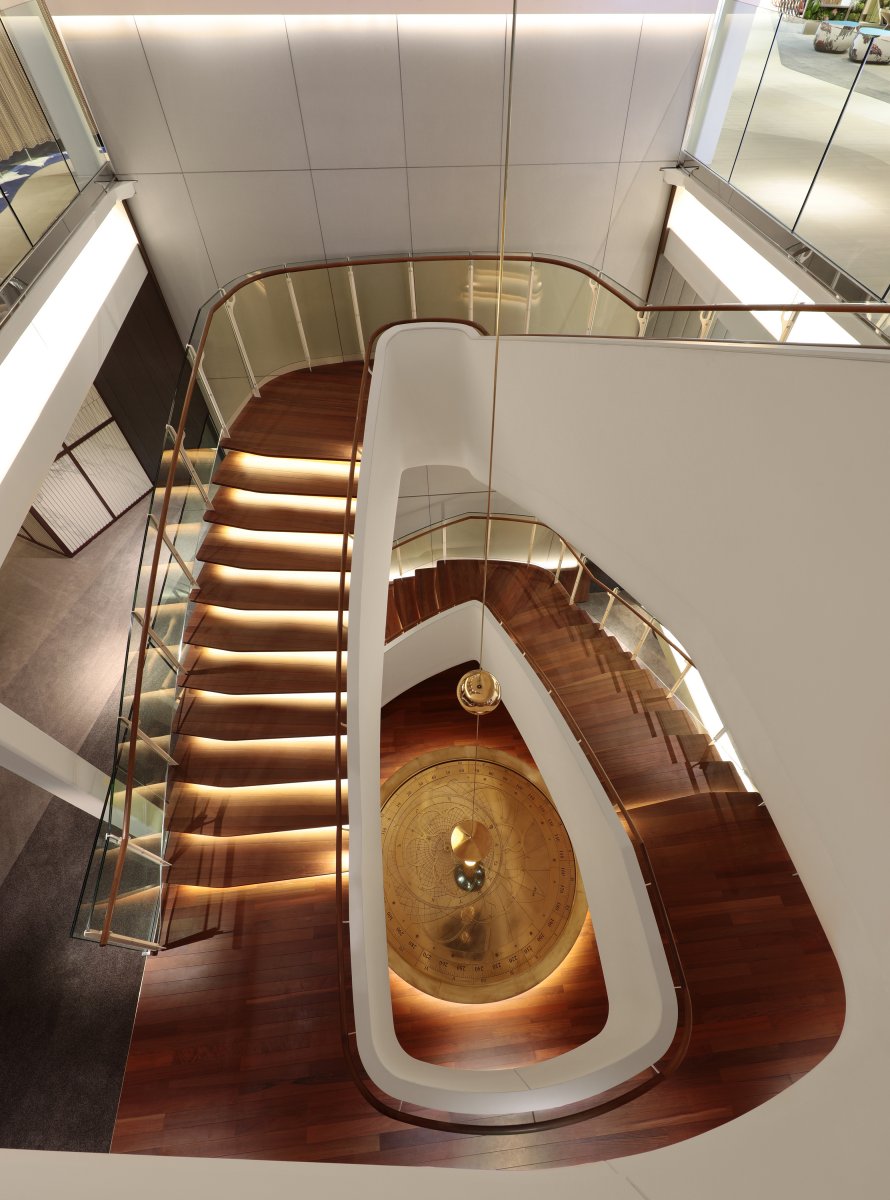 Aft Staircase aboard Celebrity Edge