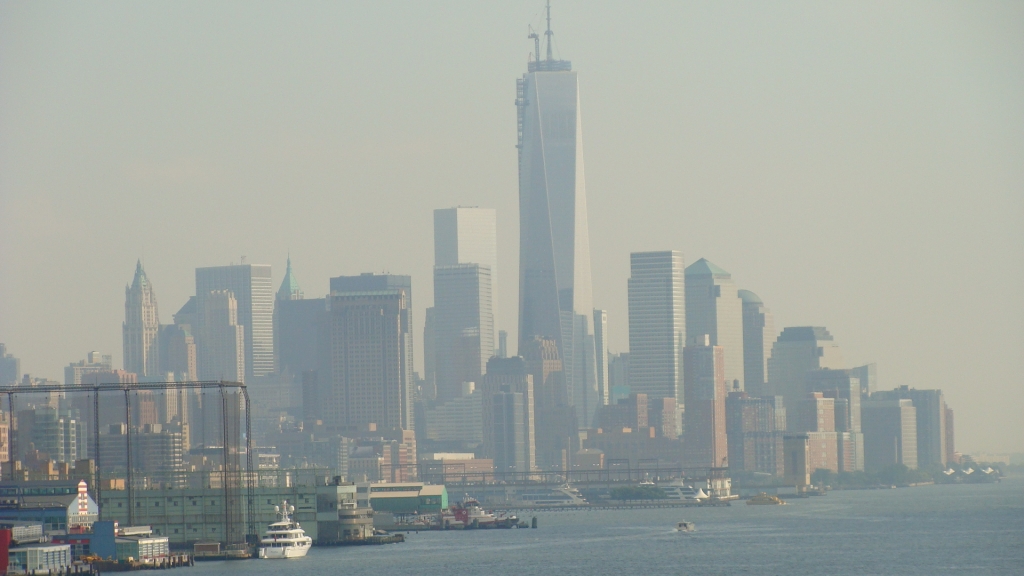 Approaching Lower Manhattan