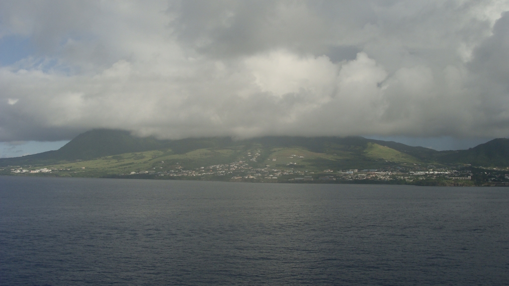 Approaching St.Kitts