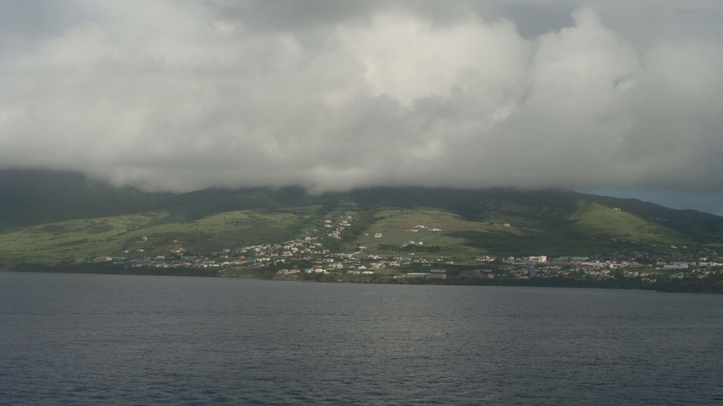 Approaching St.Kitts