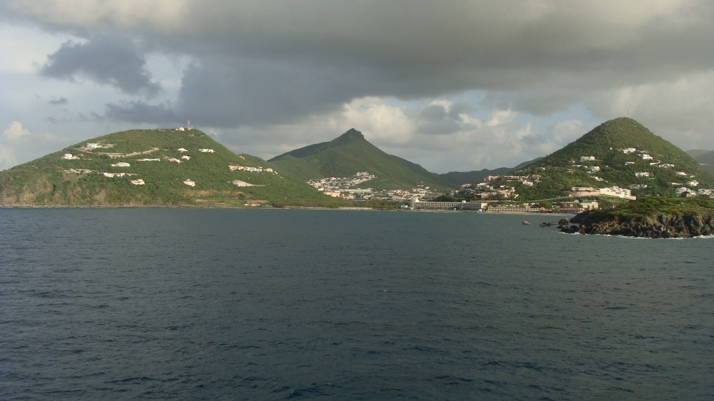 Approaching St. Maarten