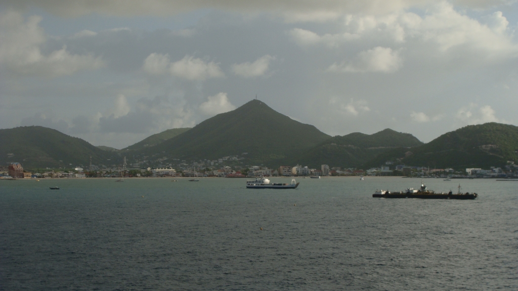 Approaching St. Maarten