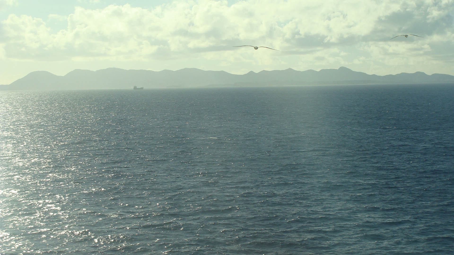 Approaching St. Maarten