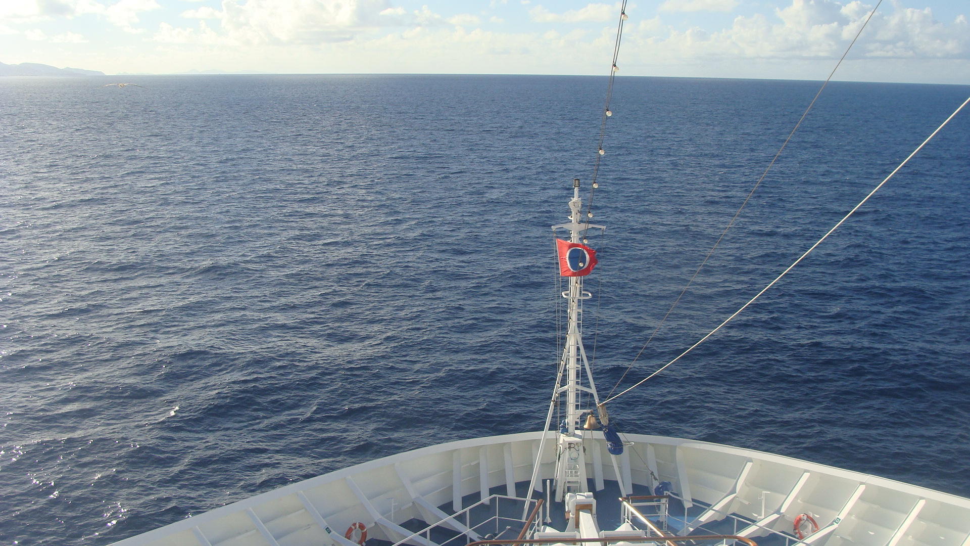 Approaching St. Maarten