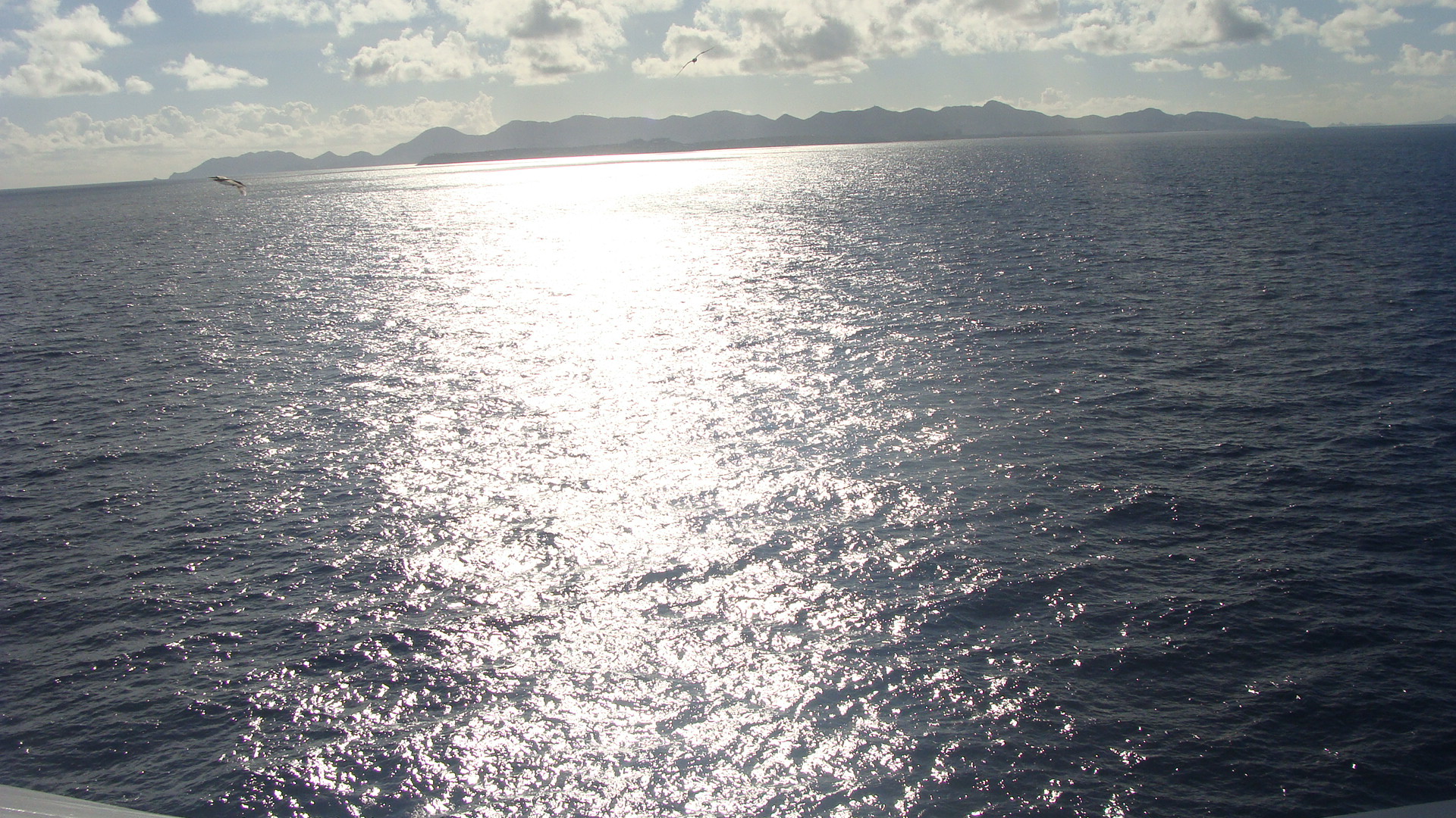 Approaching St. Maarten