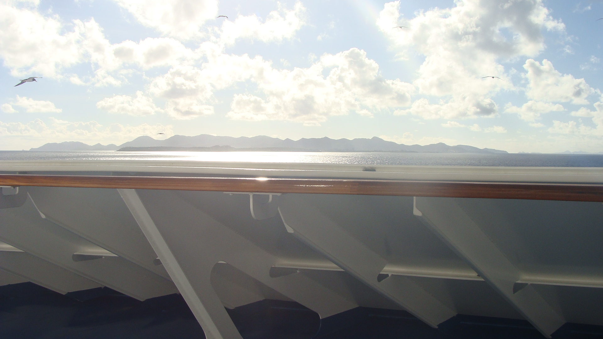 Approaching St. Maarten