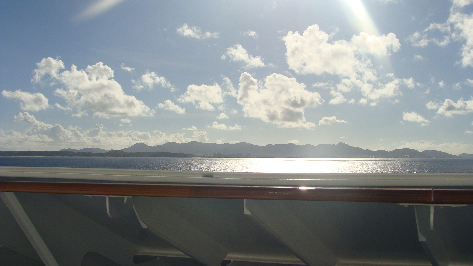 Approaching St. Maarten