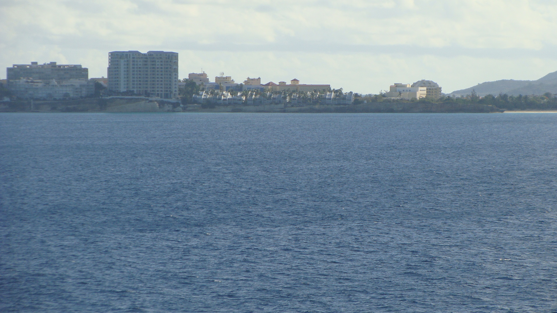 Approaching St. Maarten