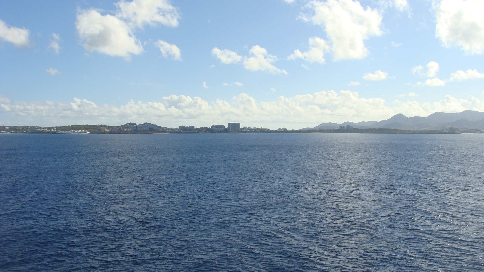 Approaching St. Maarten