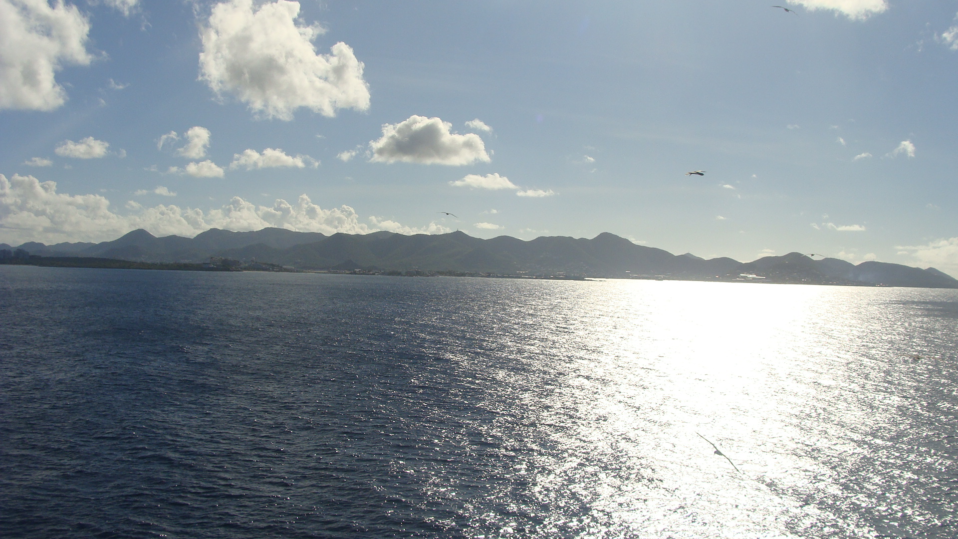 Approaching St. Maarten