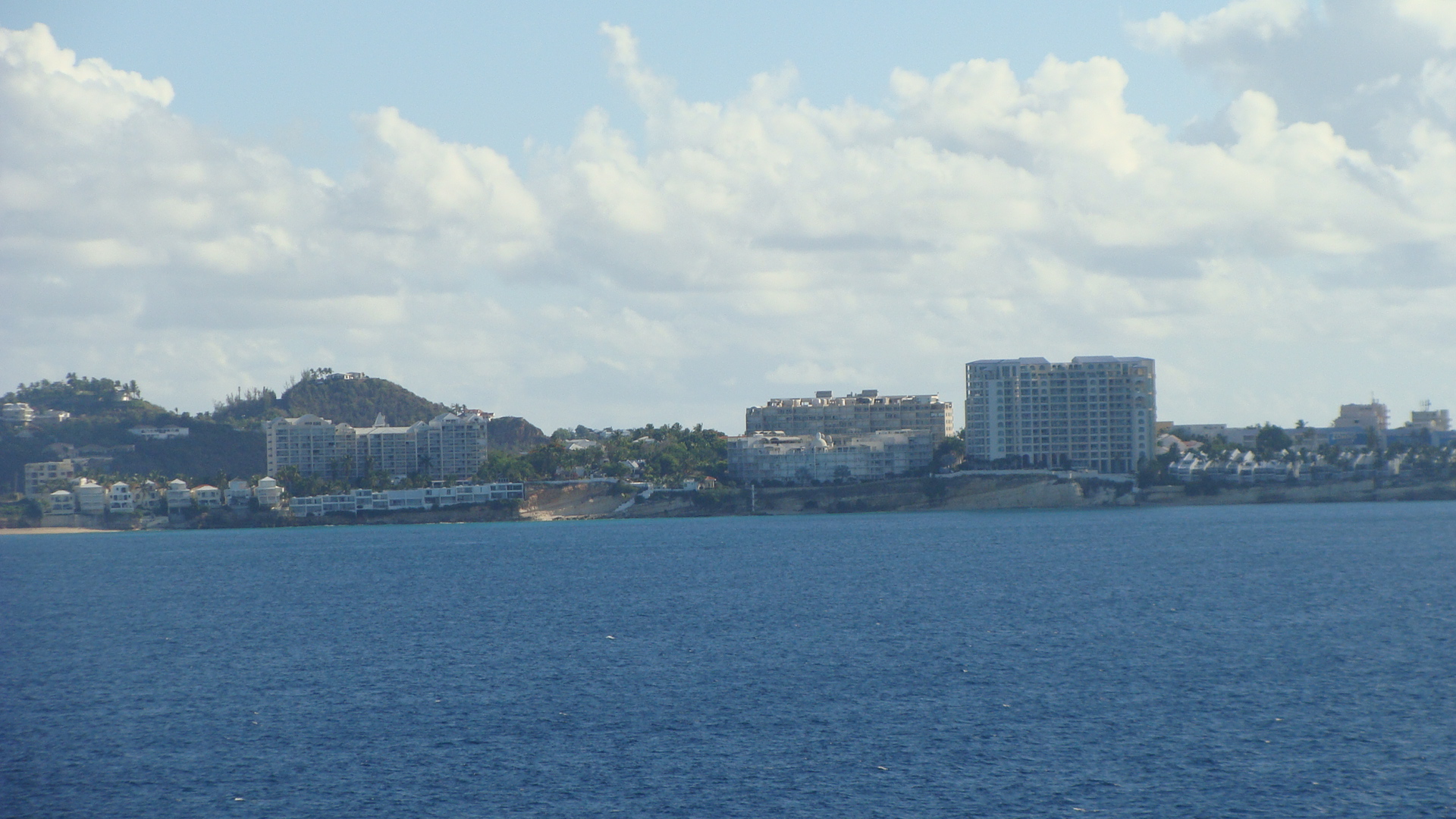 Approaching St. Maarten