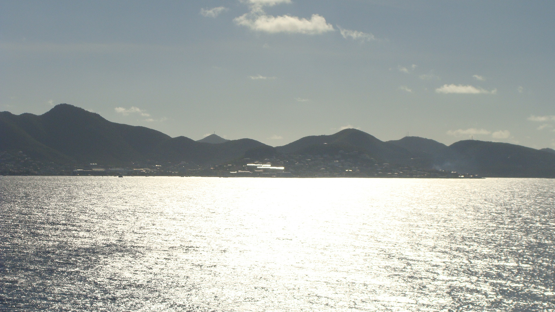 Approaching St. Maarten