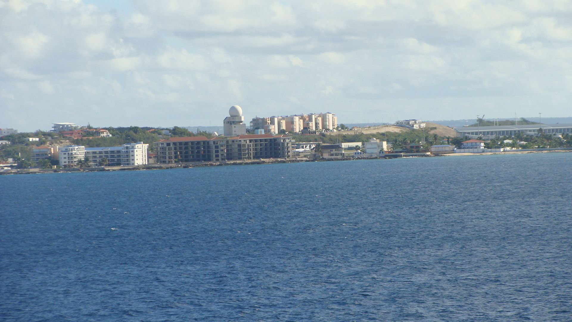 Approaching St. Maarten