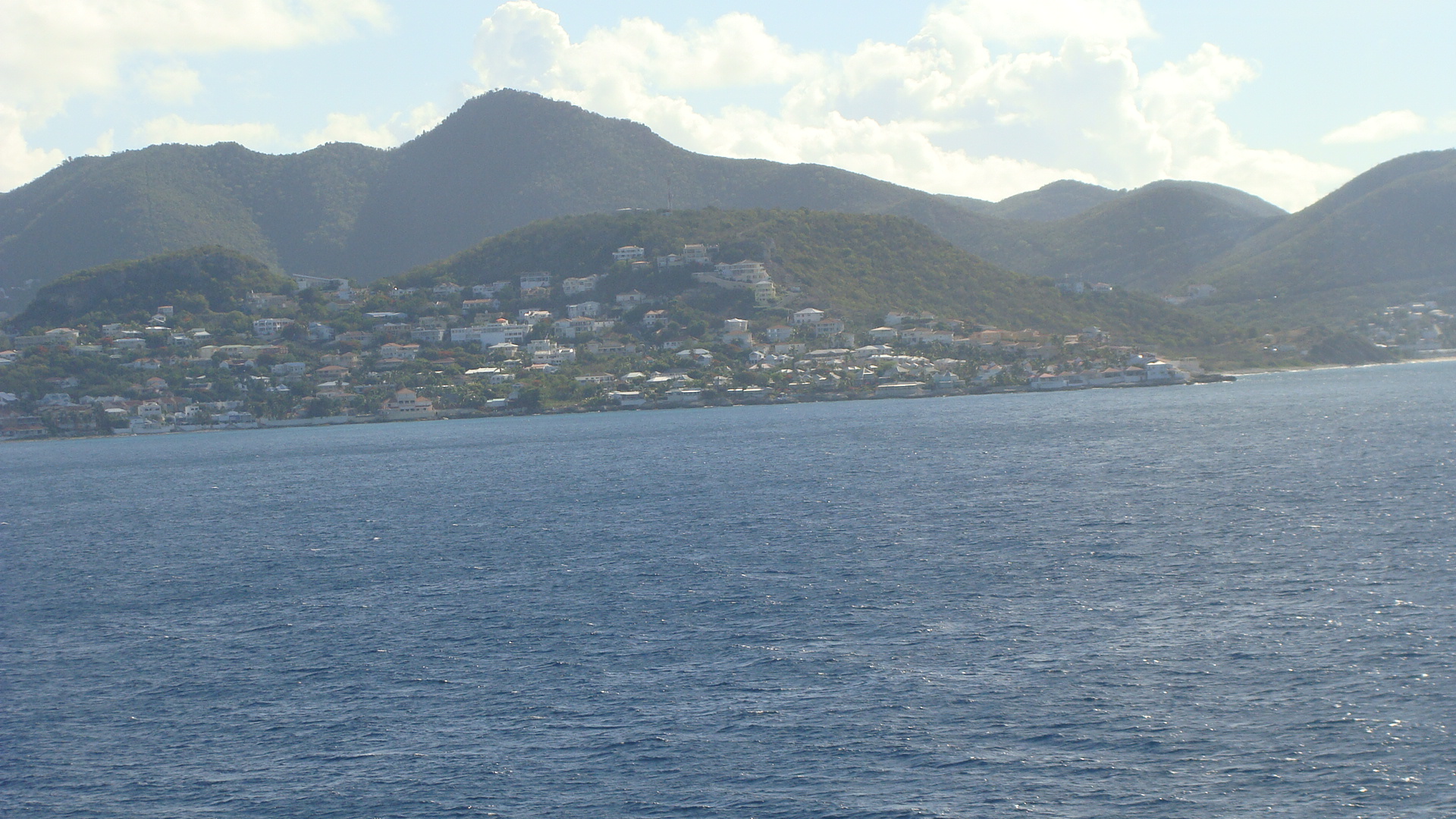 Approaching St. Maarten