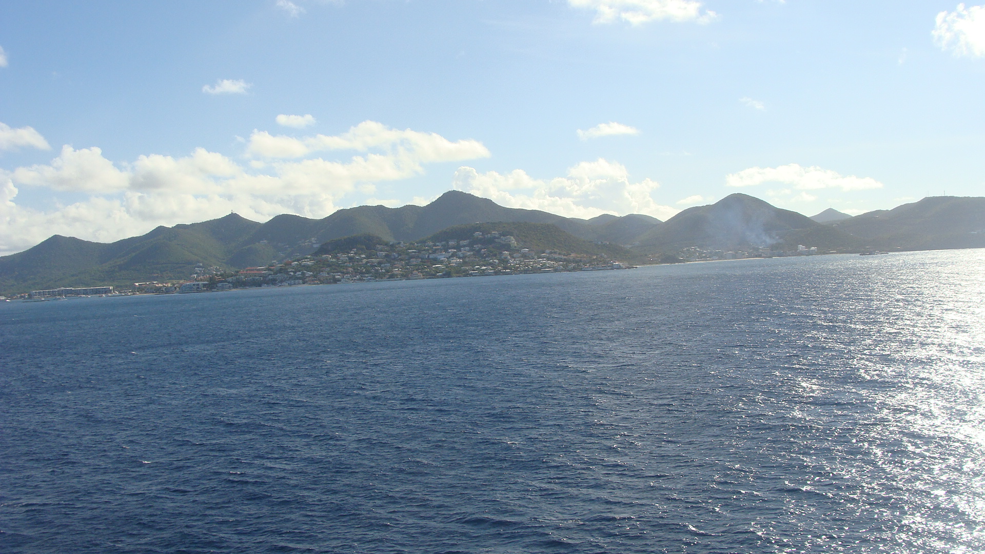 Approaching St. Maarten