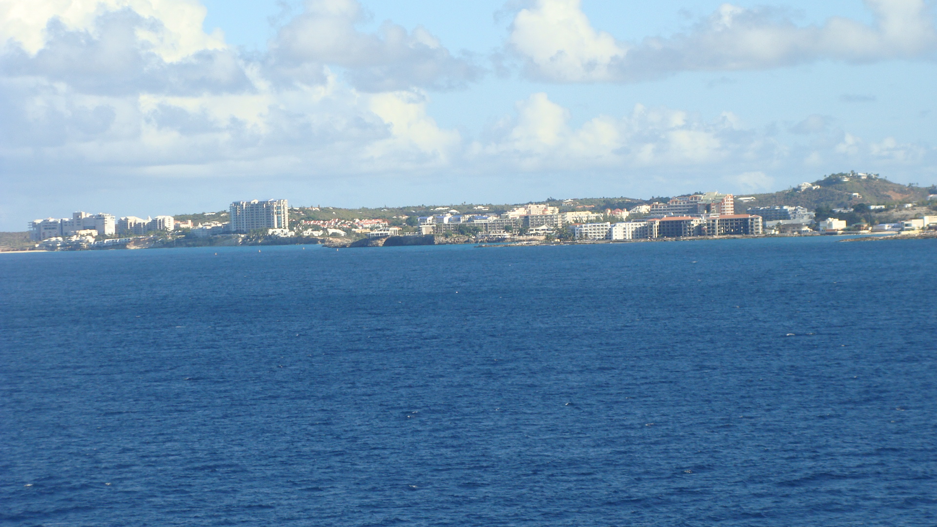 Approaching St. Maarten