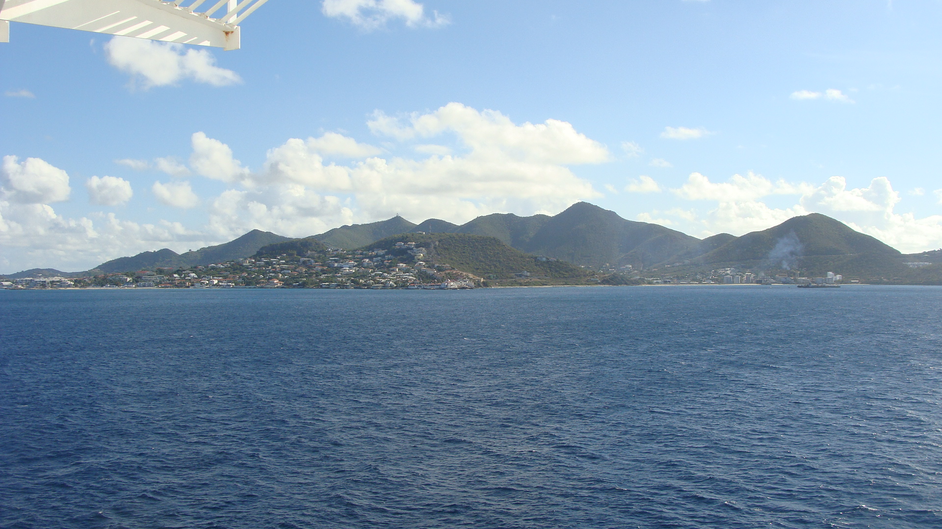 Approaching St. Maarten