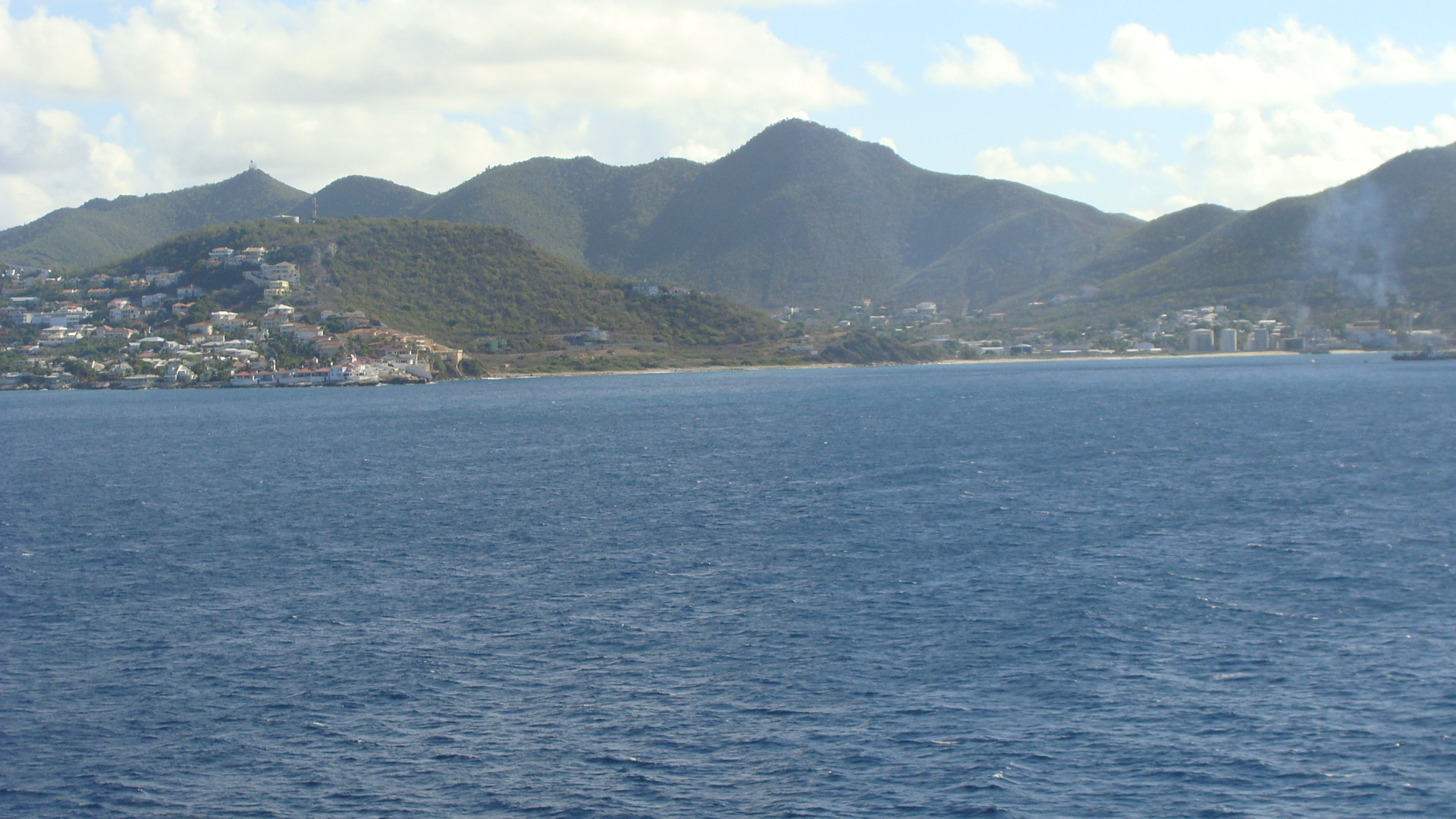 Approaching St. Maarten