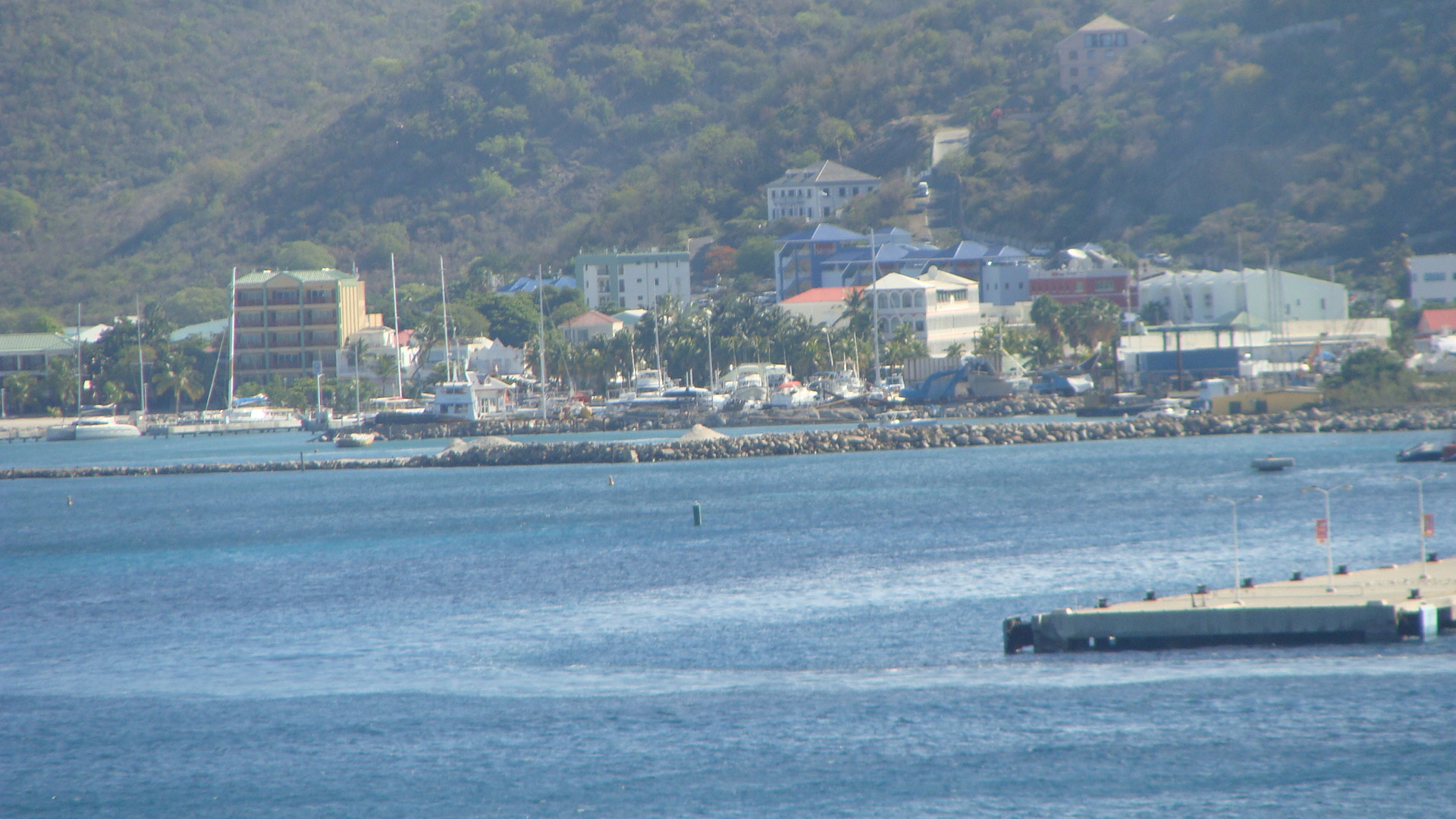 Approaching St. Maarten