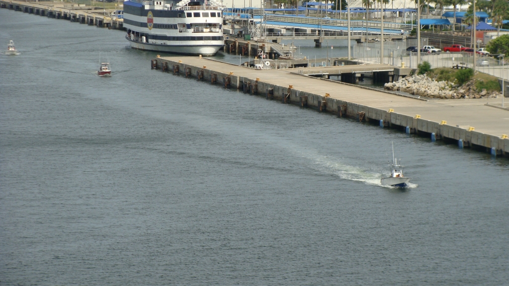 Approaching the Casino Boat