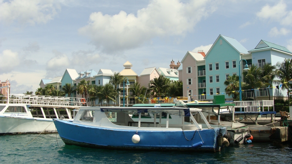 Approaching the ferry dock