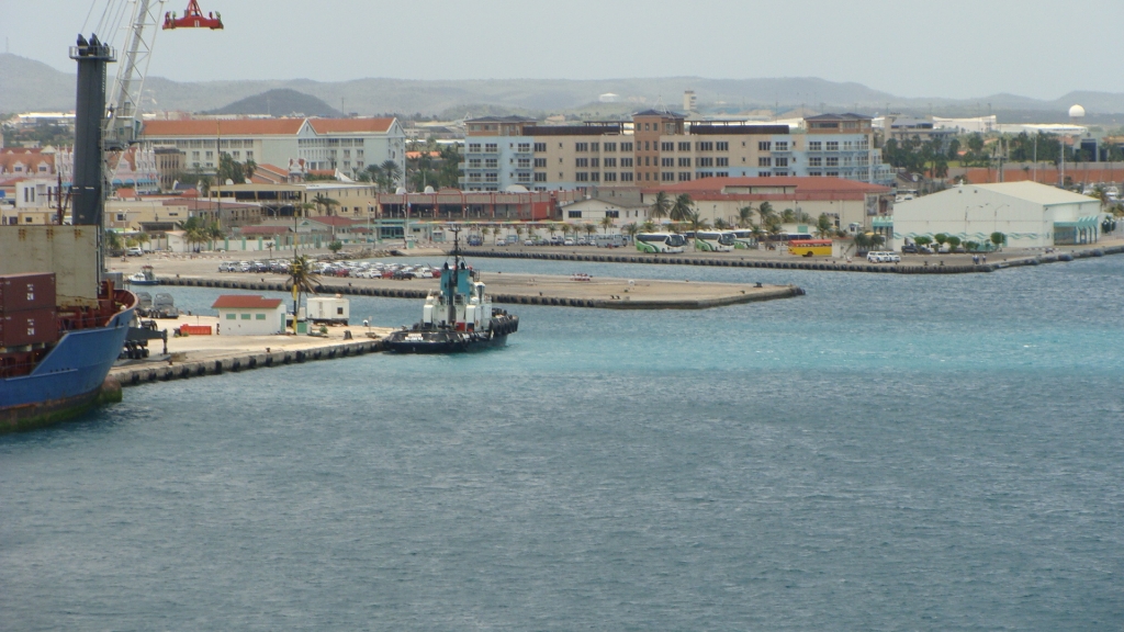 Approaching the port