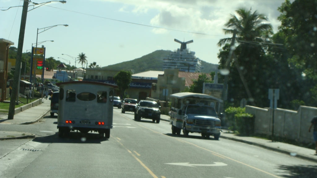 Approaching the port