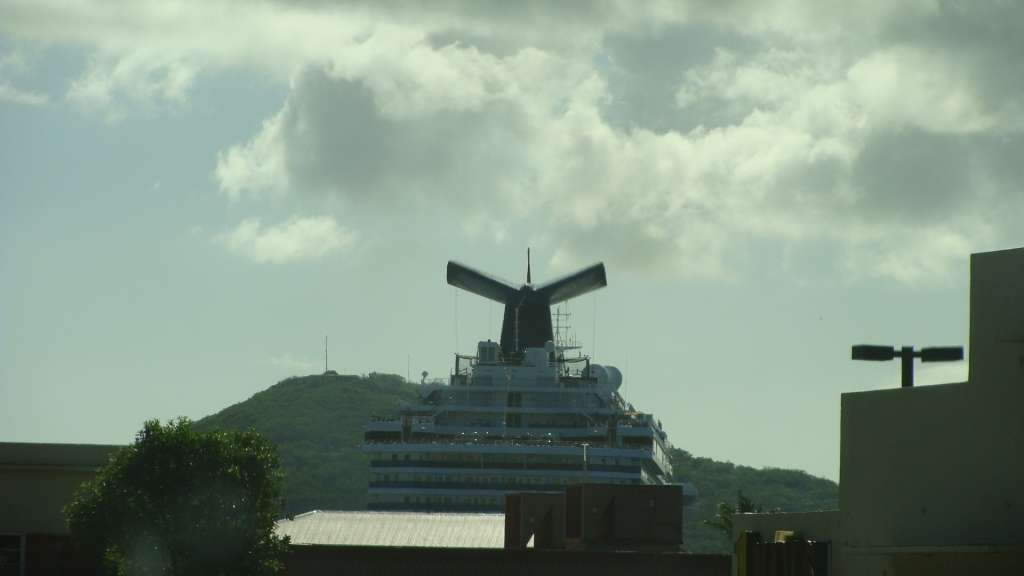 Approaching the port