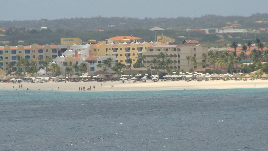 Aruba beach view