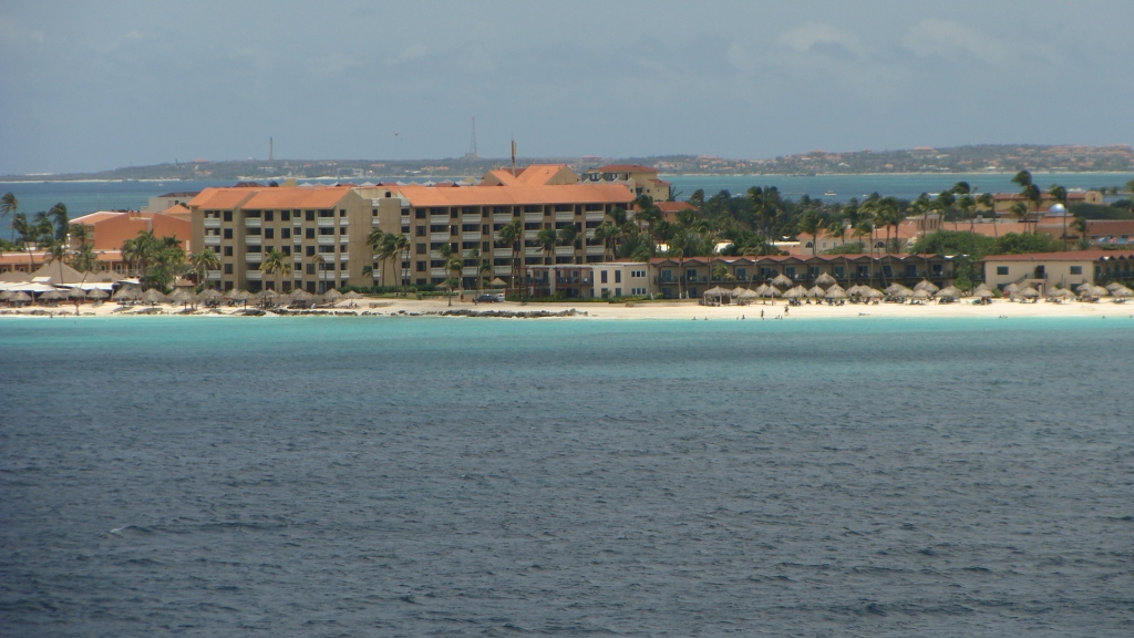 Aruba beach view