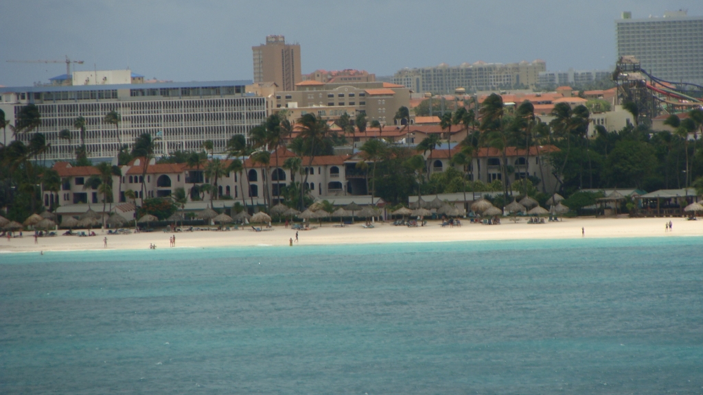 Aruba beach view