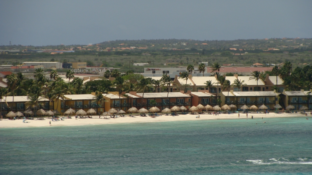 Aruba beach view