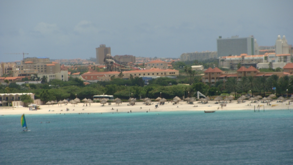 Aruba beach view