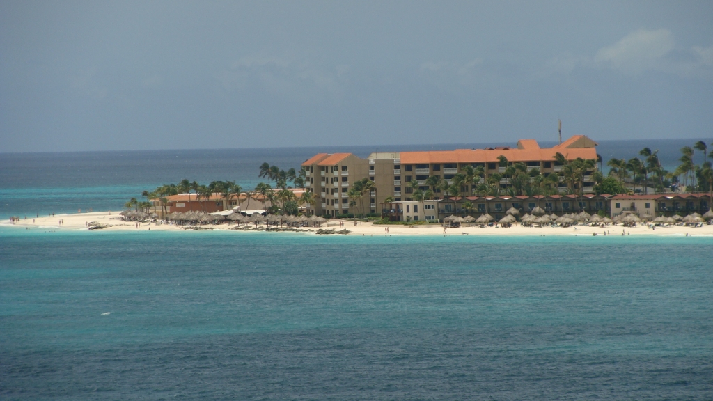 Aruba beach view