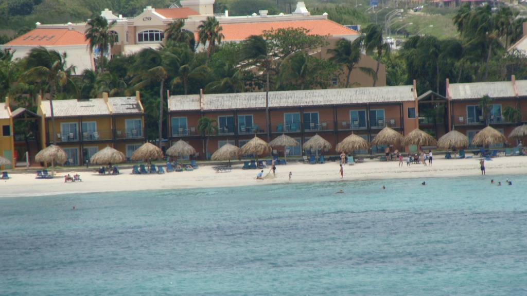 Aruba beach view