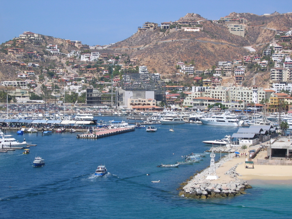 As Close as I ever been on a ship to Cabo's Tender dock