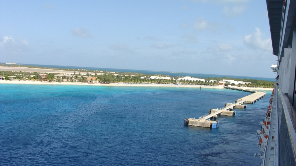 Backing away from the pier