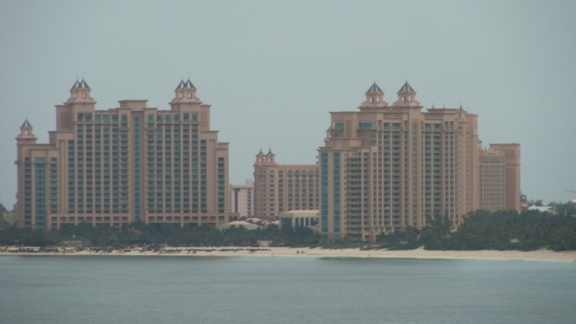 Beach side of the Atlantis