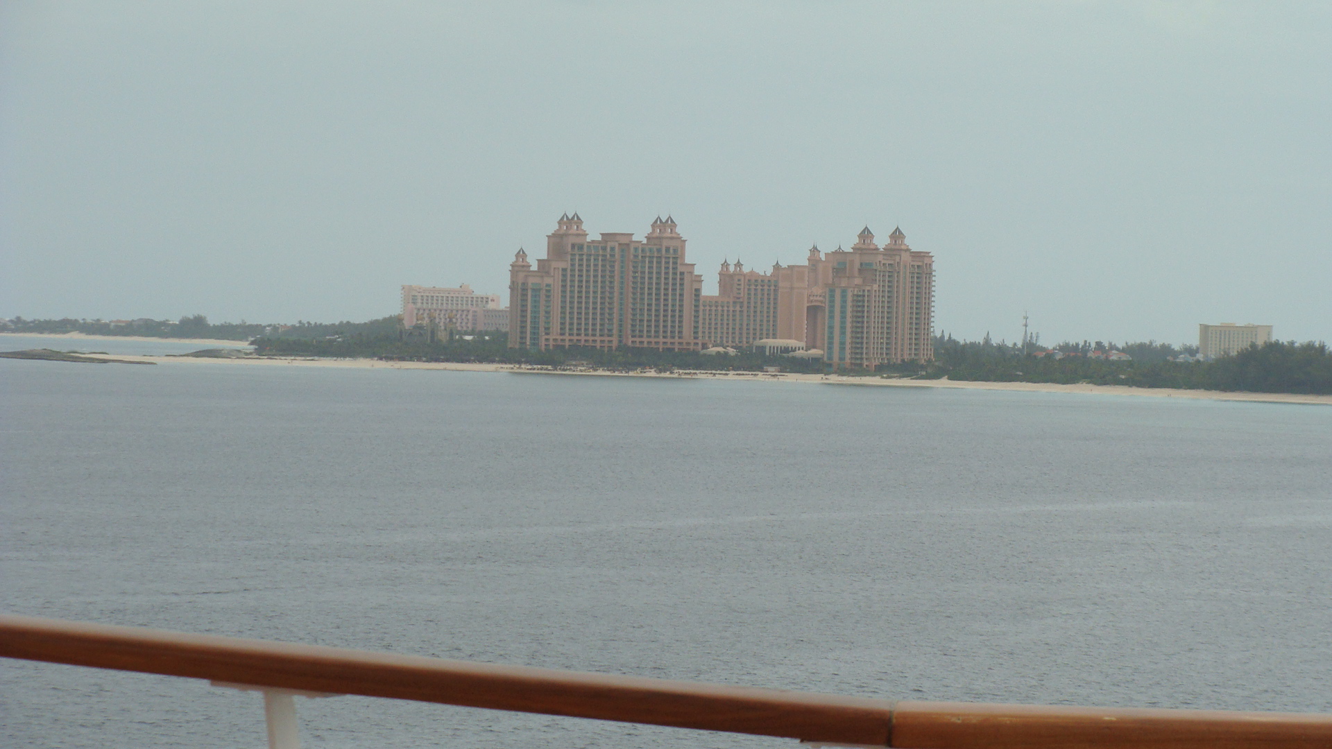 Beach side of the Atlantis