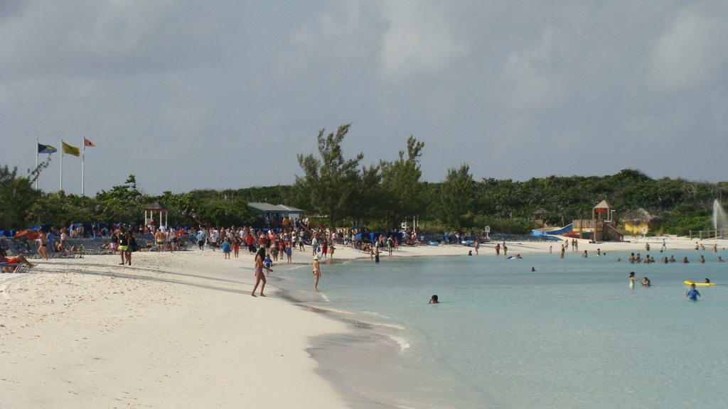 Beach view towards the entrance