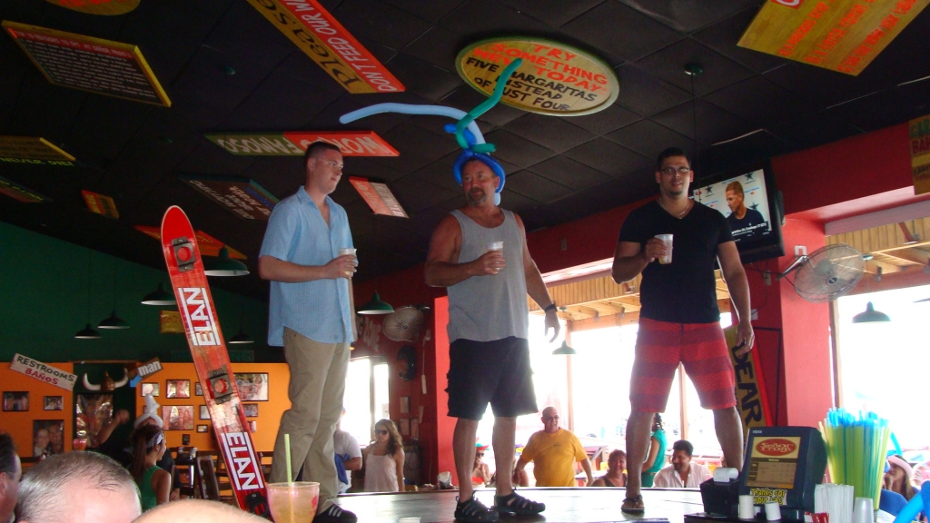 Beer chugging contest