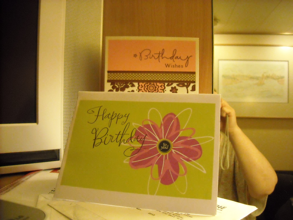 Birthday Cards in Room