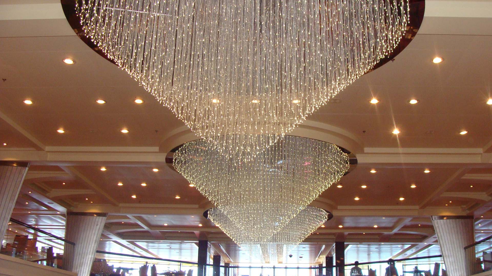 Blush Dining Room chandeliers