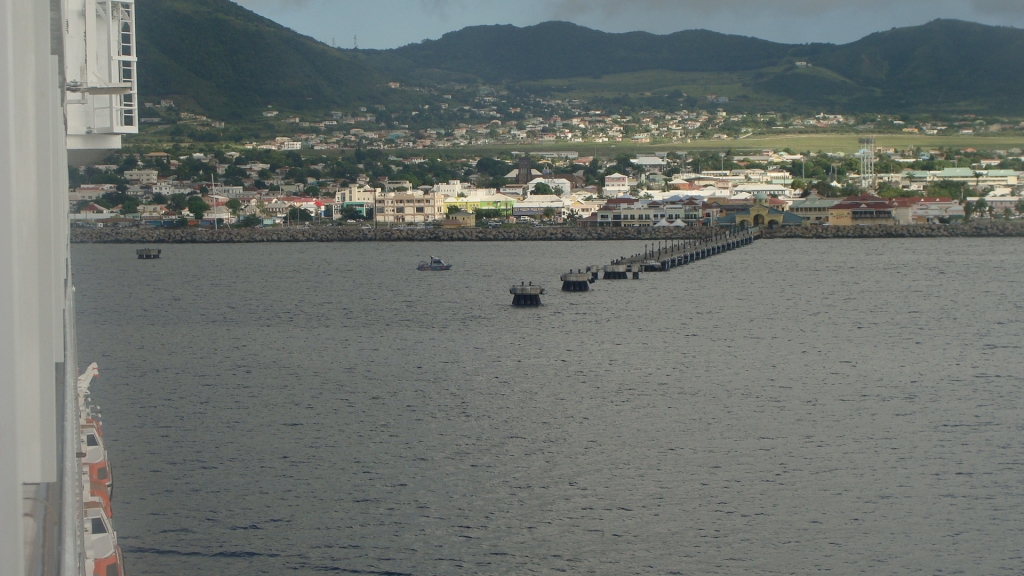 Captain backing into berth