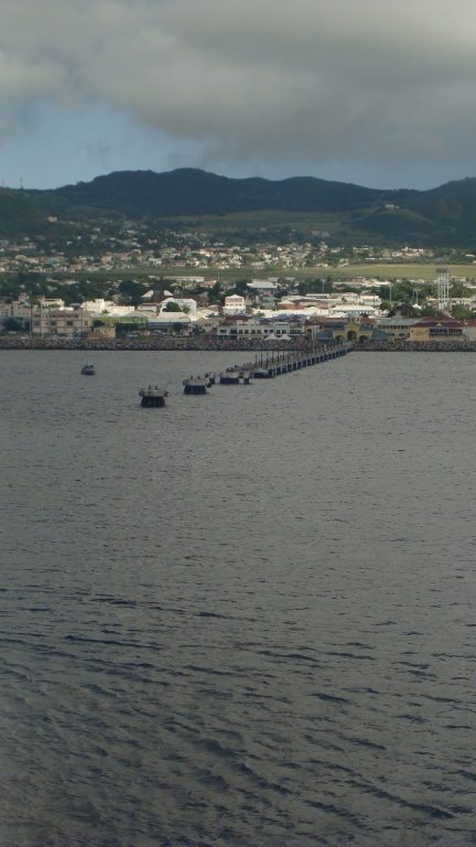 Captain backing into berth