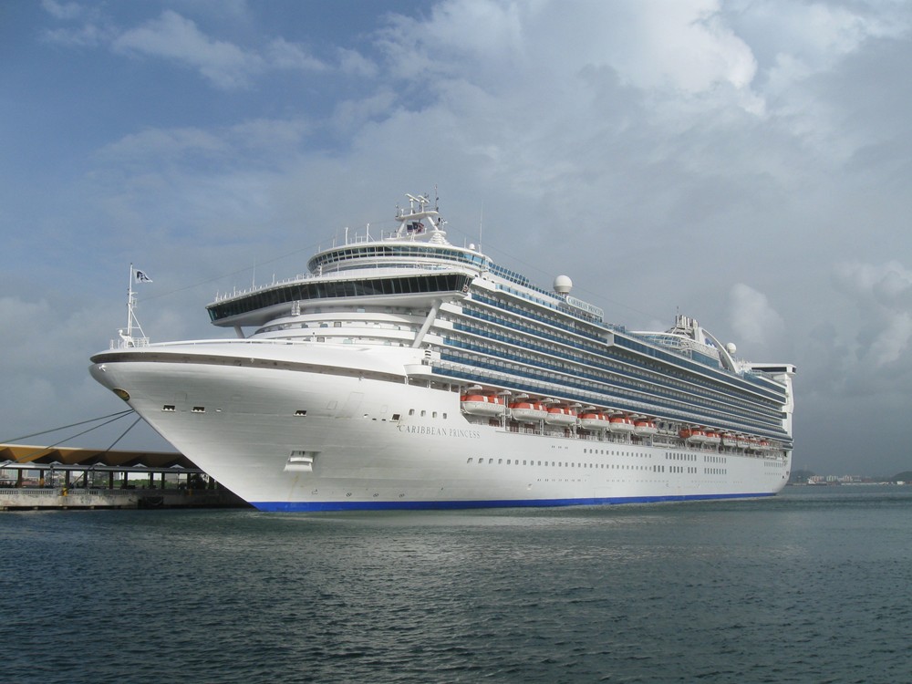 Caribbean Princess docked in San Juan