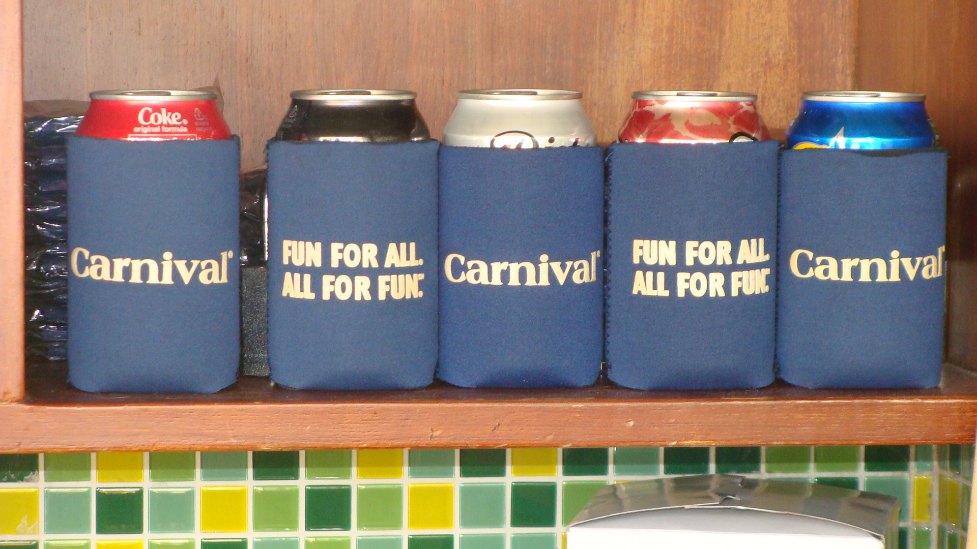 Carnival coozies