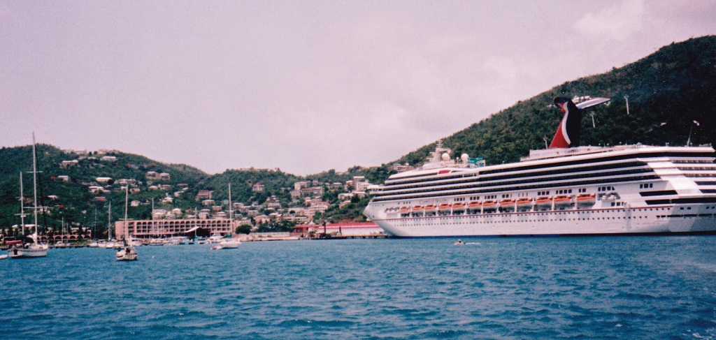 Carnival Destiny in St. Thomas