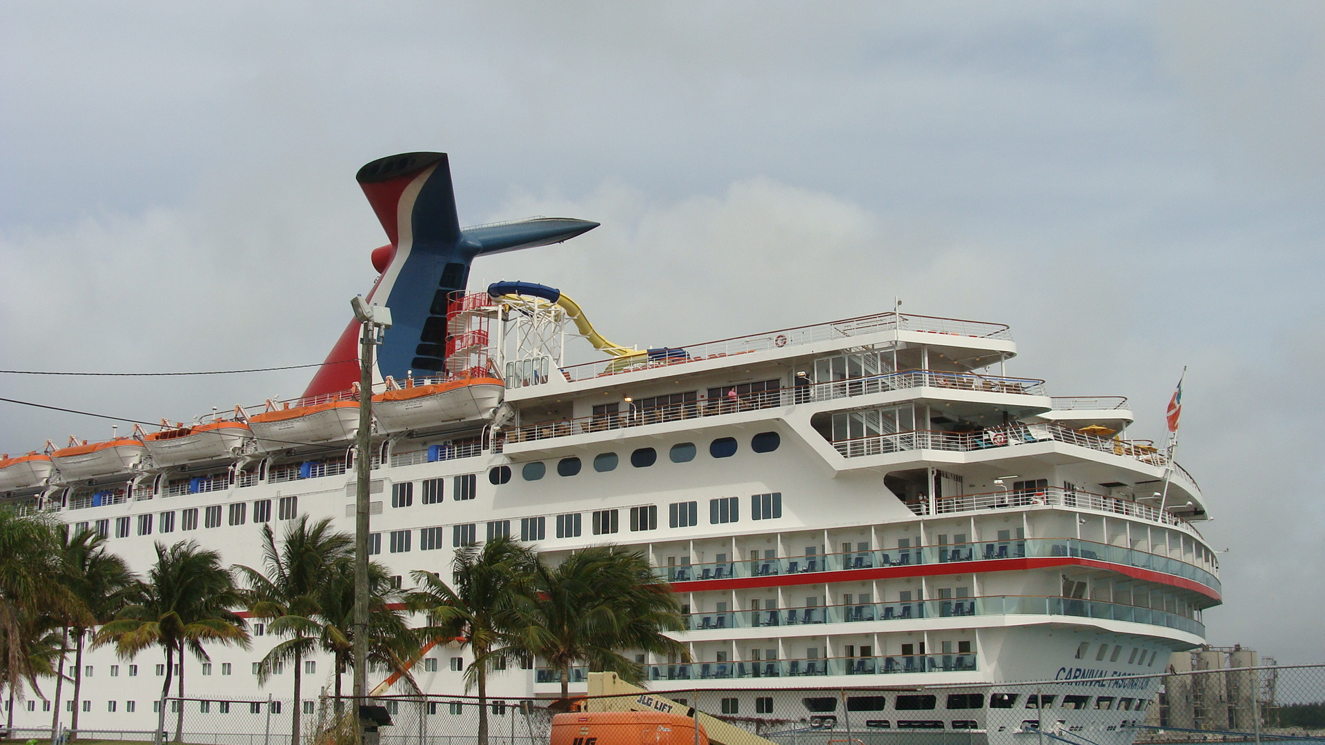 Carnival Fascination docked in Freeport