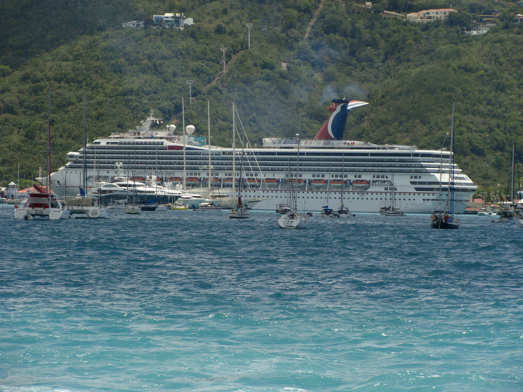 Carnival Freedom in St. Thomas